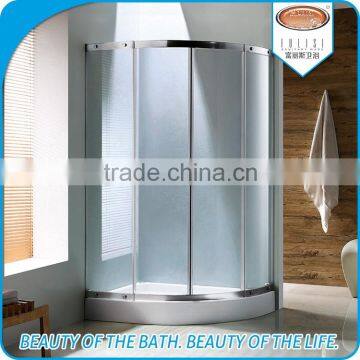 Corner sliding glass shower enclosures for home