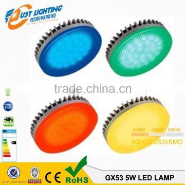 CE certificate high quality 5w 7w LED GX53 lampholder