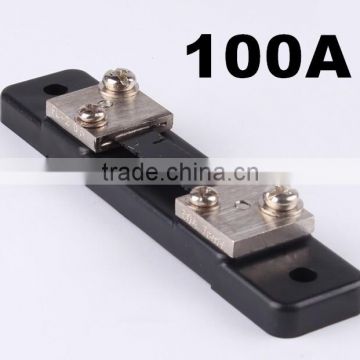 New Arrival 100A 75MV Voltage Drop For DC Current Shunt Resistor For 100A AMP Ampere Panel Meter Ammeter