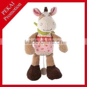 Lovely plush brown horse toys