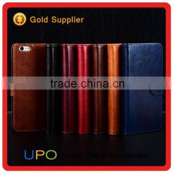 [UPO] 2016 Card Holder PU Leather Filp Wallet Cell Phone Case for IPhone 6 6s Plus Wallet Leather Case photo-5