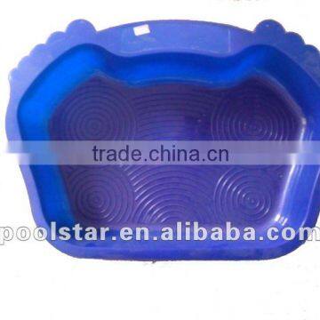 Cute Foot Shape Pool or Spa Foot Bath P1985, Blue Plastic Foot Bath