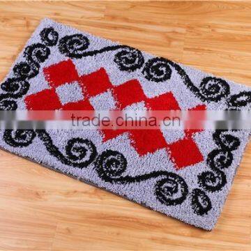 Flower Shaggy Rugs Bathroom Waterproof Mat photo-4