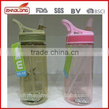 new products innovative 2016 sports water bottle plastic mineral drink bottle with measuring mark