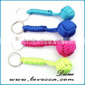 Paracord Keychain Snake Knot with Monkey Fist