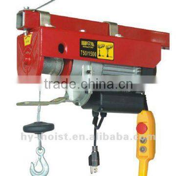 550/1100,750/1500,1000/2000LBS Electric cable Hoist