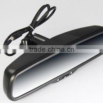 4.3 Inch Car Rear View Mirror Monitor With Bluetooth Handsfree for Any Car Model photo-3