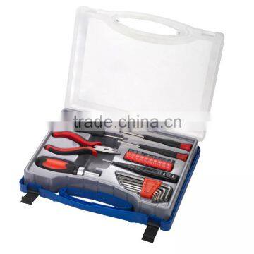 24PCS Hand tools sets 1/4'' S.A.E socket 2-way ratchet handle extension bar with bits