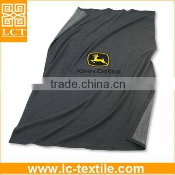 Wholesale Machine Washable Custom Imprinted Sweatshirt Throw With Binding Edges Finishing(LCTM0090)