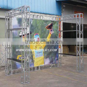 2015 hotsale Exhibition steel aluminum truss trade show display booth