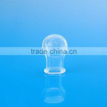 L size thumb shaped liquid silicone pacifier nipple