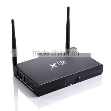 X95 Amlogic S905 2GG RAM 8G ROM TV BOX 64bits Bluetooth4.0 2.4G/5.8G Dual Wifi KODI and addons pre- installed smart box