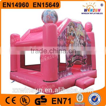 China professional amusement park inflatable bouncers mini castle wholesale