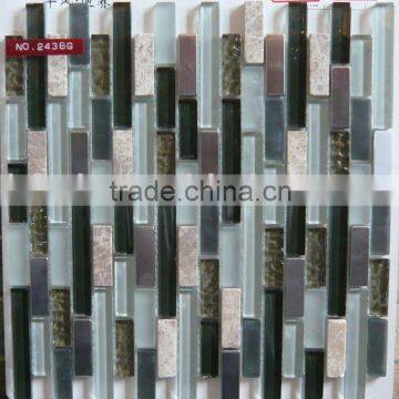 Glass Stone Mosaic Wall Tile