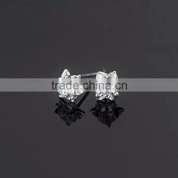 Fashion Jewelry Wholesale 925 Sterling Silver AAAAA Cubic Zirconia Stud Earring photo-4