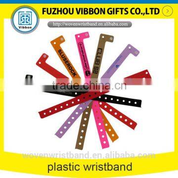 water proof plastic bracelet wristband bangle for event