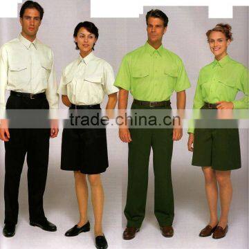 HOT Customer-made polyester&cotton shirt uniform