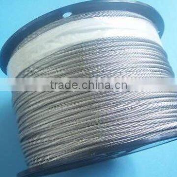 galvanised steel wire rope factory 6x19+fc