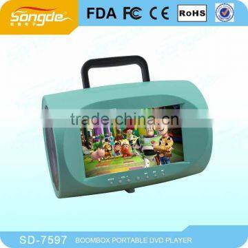 Portable DVD CD MP3 Boombox Player With USB/TV/FM photo-4