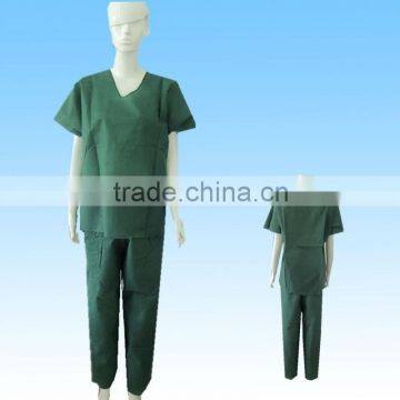 2015 New Design and Hot Sale PP Non Woven Disposable Patient Gown For Hospital photo-4