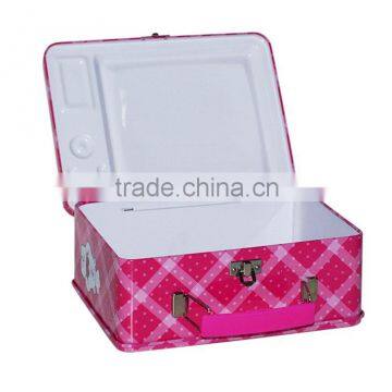 TV Shape Kids Tin Coin Bank With Handle and Lock photo-5