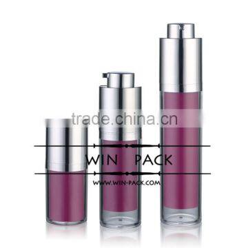 WY0223 SAN airless bottle, top selling acrylic airless bottle, mellow and top quality