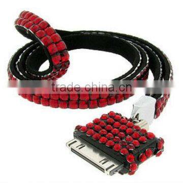 Rhinestone Lanyard With Iphone Clip