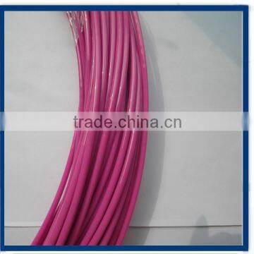 Anti-fatigue plastic coated wire rope
