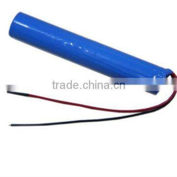 lithium ion battery pack 18650 1s2p 3.7v&4.2v 6000mah