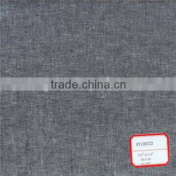 Yarn Dyed Linen Cotton Interwoven Fabric