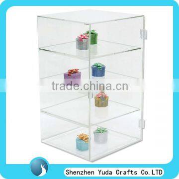 New design acrylic jewellry display box ploexiglass storage box with lock