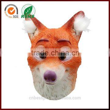 Halloween Realistic Female Latex Rubber Animal Head Mask for Crossdressing