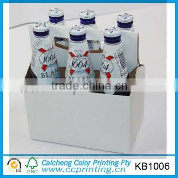 Custom printing paper beer bottle packaging box