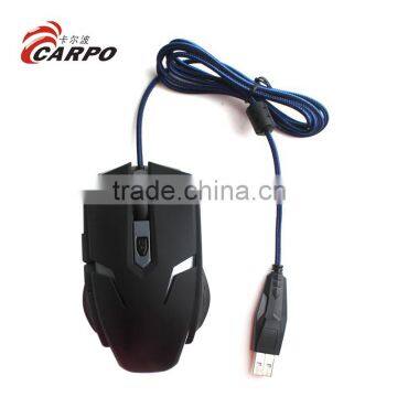 USB Wired Optical Computer Gaming Mouse 2400 DPI Luminous Game Mouse Mice With LED Light For Desktop Laptop photo-6