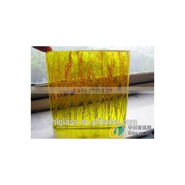 clear colored laminated glass