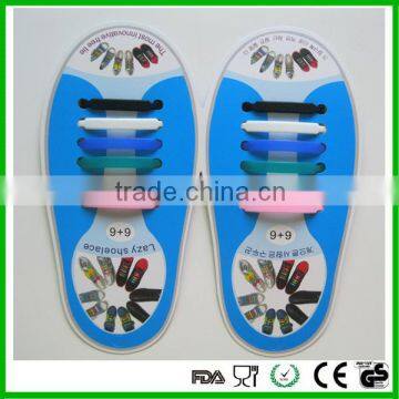 New Design Lock Laces Elastic no Tie Shoelaces Silicone photo-4