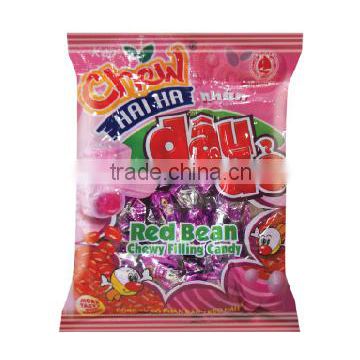 Redbean chewy filling candy whosaler 250g