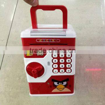 hot sale mini gift save money plastic password electronic safes box