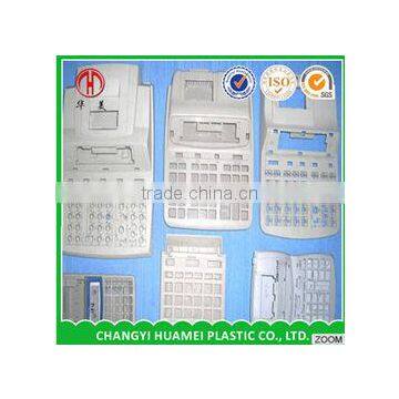 Plastic calculator housing moulding