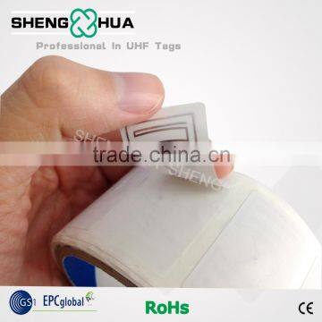 Small Size Passive UHF RFID Stickers Tag Alien H3 RFID Antenna 36*22mm Paper Roll Label