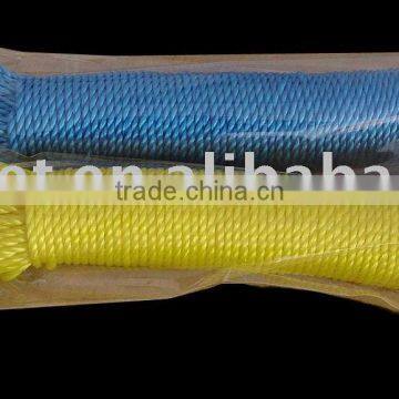 Colored PE twist rope with competitive price