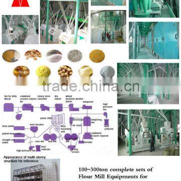 100-300ton flour machine