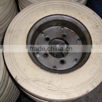 Solid Tire With Rim Solid Wheel 4.00-8 3.75 for Heavy Trolleys photo-6