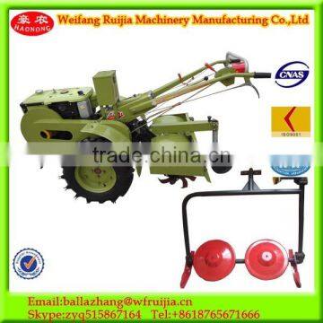 Weifang Two Wheel Tractor Low Price for Sale,farm Hand Tractor 12Hp Diesel Engine With Lawn Mower Implement photo-3