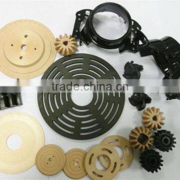 PEEK, PES, PPS, LCP, HDPE, Grilamid injection parts or machined parts