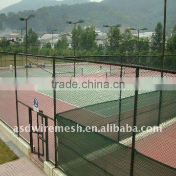 Diamond wire mesh fence