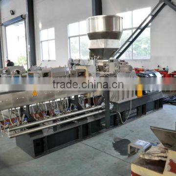 Small Lab Plastic Pellets Filler Pet Masterbatch Granules Twin Screw Extruder photo-5