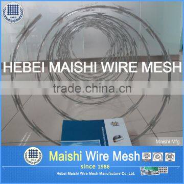 CBT-65 Hot dip galvanzied razor wire for sale