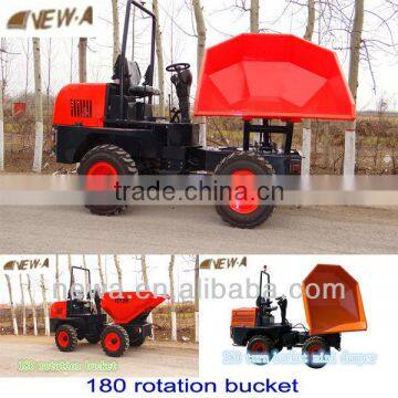 Hot 3ton 180 turn mini dumper truck