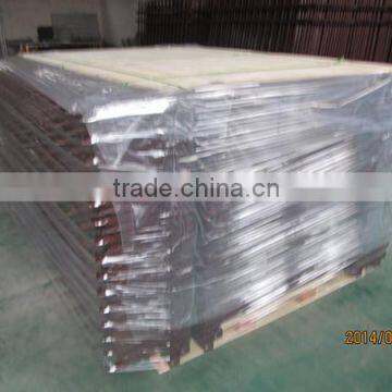 2014 hot sale black square tubular steel fencings